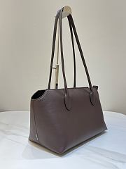 The Row Terrasse Bag in Leather Dark Brown - 32x18x20cm - 5