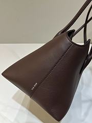 The Row Terrasse Bag in Leather Dark Brown - 32x18x20cm - 3