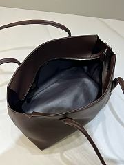 The Row Terrasse Bag in Leather Dark Brown - 32x18x20cm - 2