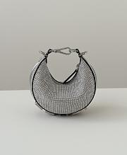 Nano Fendigraphy Silver Crystals Charm - 16.5x14x5cm - 5