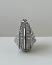 Nano Fendigraphy Silver Crystals Charm - 16.5x14x5cm - 4