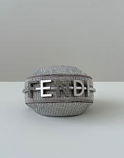 Nano Fendigraphy Silver Crystals Charm - 16.5x14x5cm - 3