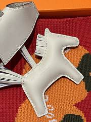 Hermes Rodeo Robeo Rock PM Charm White - 6