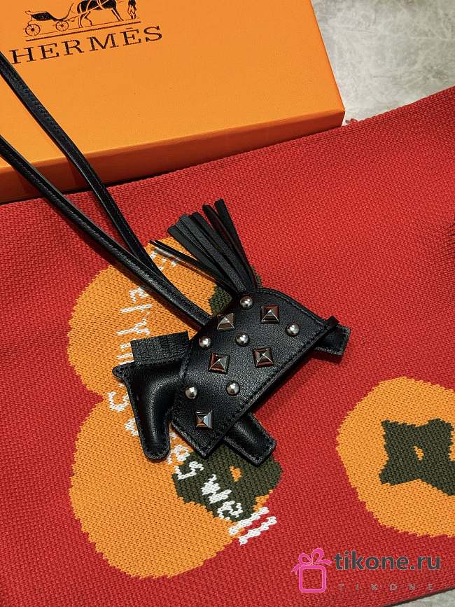 Hermes Rodeo Robeo Rock PM Charm Black - 1