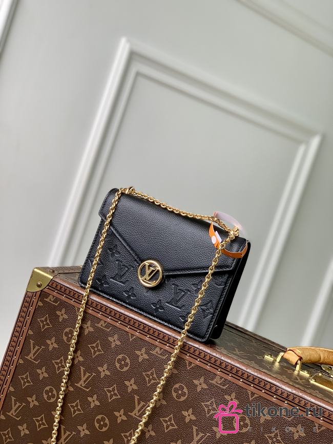 LV Wallet On Chain Rosy Black M13569 - 19.5x13.5x6.5cm - 1