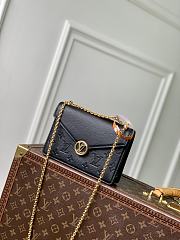 LV Wallet On Chain Rosy Black M13569 - 19.5x13.5x6.5cm - 1