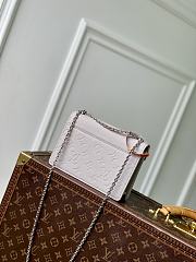 LV Wallet On Chain Rosy Brume Gray M13570 - 19.5x13.5x6.5cm - 6
