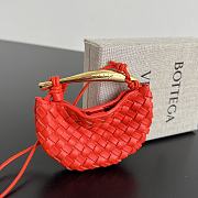 Bottega Veneta Miniature Sardine Coral - 10x7x1.5cm - 1