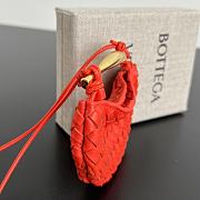 Bottega Veneta Miniature Sardine Coral - 10x7x1.5cm - 6