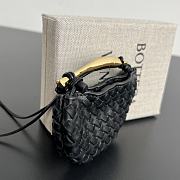 Bottega Veneta Miniature Sardine Black - 10x7x1.5cm - 4