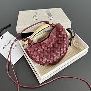 Bottega Veneta Miniature Sardine Burgundy - 10x7x1.5cm - 4
