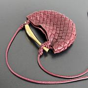 Bottega Veneta Miniature Sardine Burgundy - 10x7x1.5cm - 5