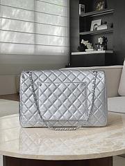 Chanel Maxi Quilted Lambskin Silver Hardware - 40x26x12cm - 3