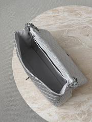 Chanel Maxi Quilted Lambskin Silver Hardware - 40x26x12cm - 6