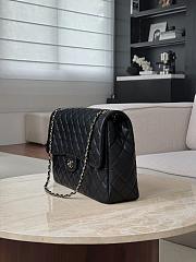 Chanel Maxi Quilted Caviar Black Light Gold Hardware - 40x26x12cm - 5