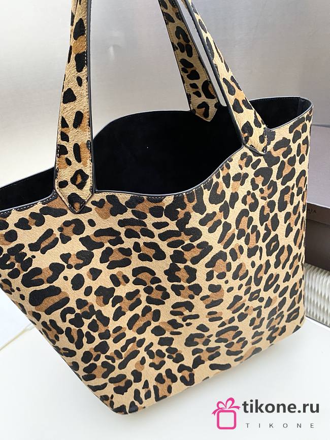 Alaia Le Cabas Bag In Leopard Haircalf - 32x32x23cm - 1