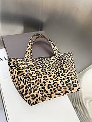 Alaia Le Cabas Bag In Leopard Haircalf - 32x32x23cm - 2