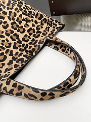 Alaia Le Cabas Bag In Leopard Haircalf - 32x32x23cm - 5
