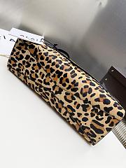 Alaia Le Teckel Flap Tote Bag In Leopard Haircalf - 40x17x13cm - 6