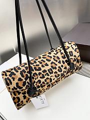 Alaia Le Teckel Flap Tote Bag In Leopard Haircalf - 40x17x13cm - 5