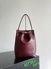Bottega Veneta Andiamo Bucket Burgundy - 34x24x12cm - 1