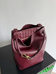 Bottega Veneta Andiamo Bucket Burgundy - 34x24x12cm - 3
