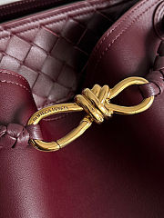 Bottega Veneta Andiamo Bucket Burgundy - 34x24x12cm - 2