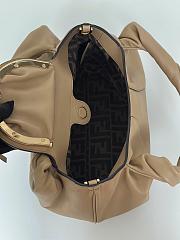 Fendi Spy Small Beige Leather Bag - 32x12x18cm - 3
