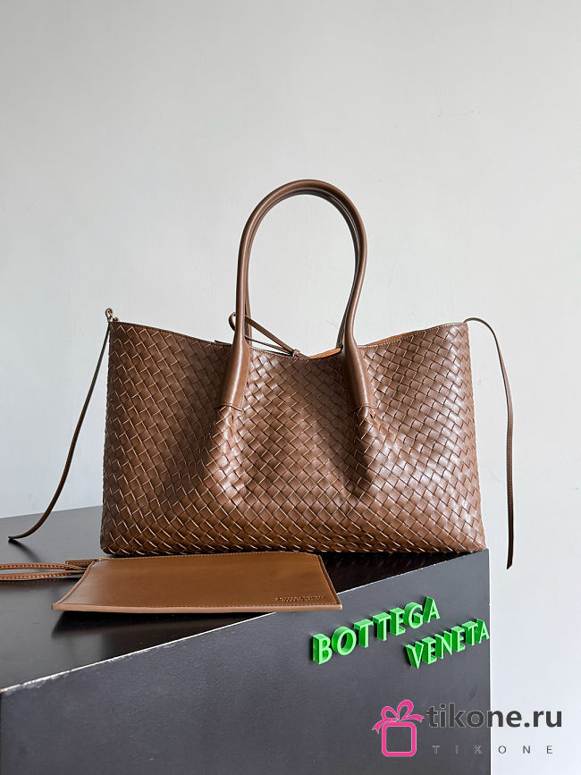 Bottega Veneta Medium Pinacoteca Nocciola - 43x23x17.5cm - 1