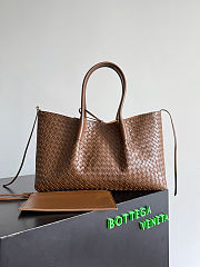 Bottega Veneta Medium Pinacoteca Nocciola - 43x23x17.5cm - 2