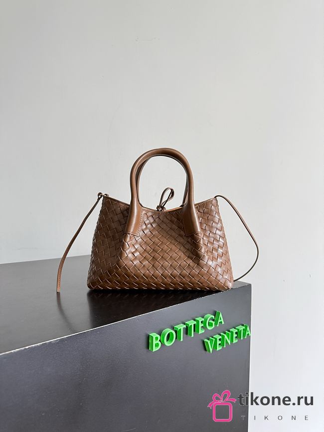 Bottega Veneta Small Pinacoteca Nocciola - 24x15x12cm - 1