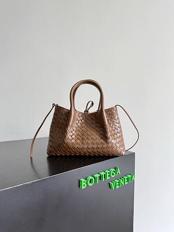 Bottega Veneta Small Pinacoteca Nocciola - 24x15x12cm