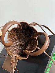 Bottega Veneta Small Pinacoteca Nocciola - 24x15x12cm - 5