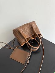 Bottega Veneta Small Pinacoteca Nocciola - 24x15x12cm - 6