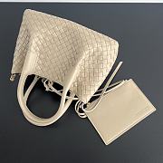Bottega Veneta Small Pinacoteca Beige - 24x15x12cm - 6
