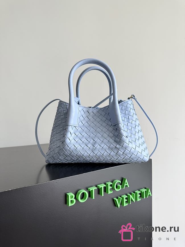 Bottega Veneta Small Pinacoteca Baby Blue - 24x15x12cm - 1