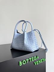 Bottega Veneta Small Pinacoteca Baby Blue - 24x15x12cm - 4