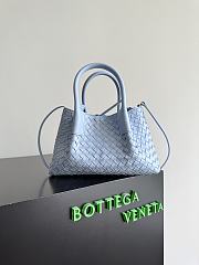 Bottega Veneta Small Pinacoteca Baby Blue - 24x15x12cm - 6