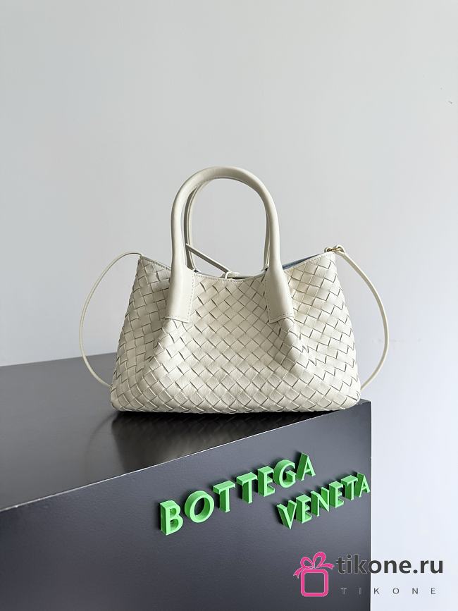 Bottega Veneta Small Pinacoteca Sea Salt - 24x15x12cm - 1