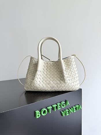 Bottega Veneta Small Pinacoteca Sea Salt - 24x15x12cm