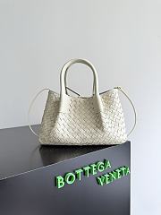Bottega Veneta Small Pinacoteca Sea Salt - 24x15x12cm - 6