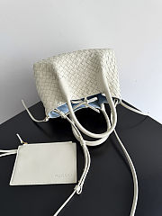 Bottega Veneta Small Pinacoteca Sea Salt - 24x15x12cm - 4