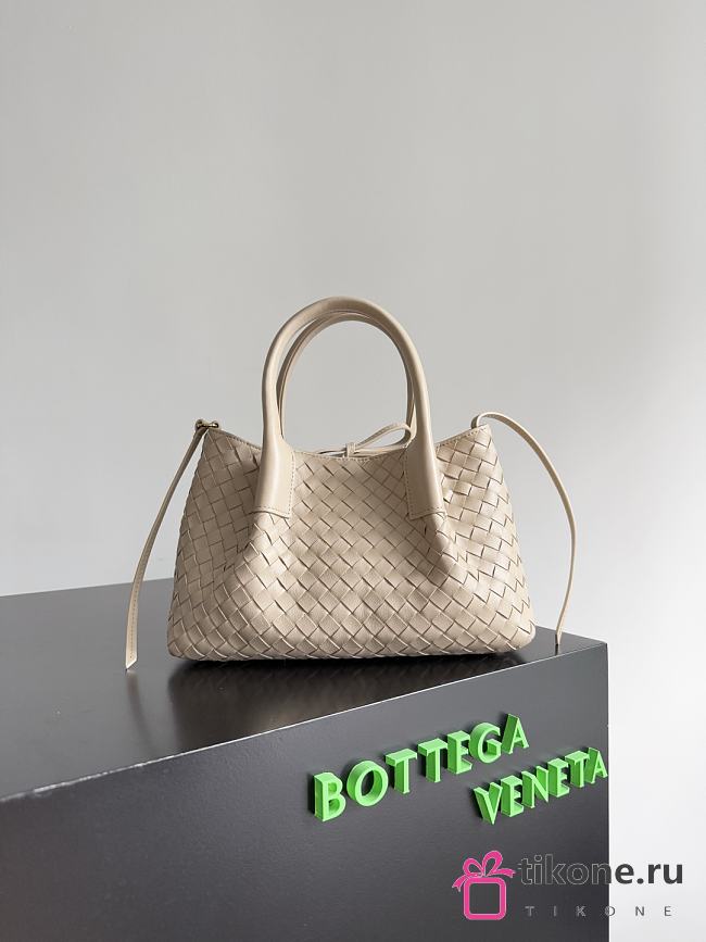 Bottega Veneta Small Pinacoteca Beige - 24x15x12cm - 1