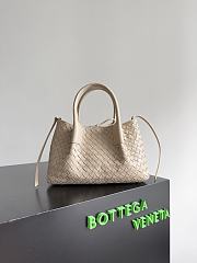 Bottega Veneta Small Pinacoteca Beige - 24x15x12cm - 1