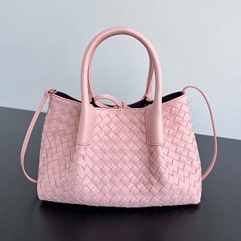 Bottega Veneta Small Pinacoteca Pink - 24x15x12cm