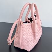 Bottega Veneta Small Pinacoteca Pink - 24x15x12cm - 5