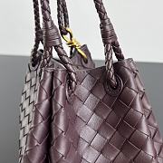 Bottega Veneta Medium Parachute Dark Barolo - 29.5x18.5x17.5cm - 6