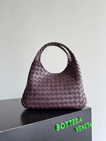 Bottega Veneta Medium Campana Dark Barolo - 33x20x16.5cm