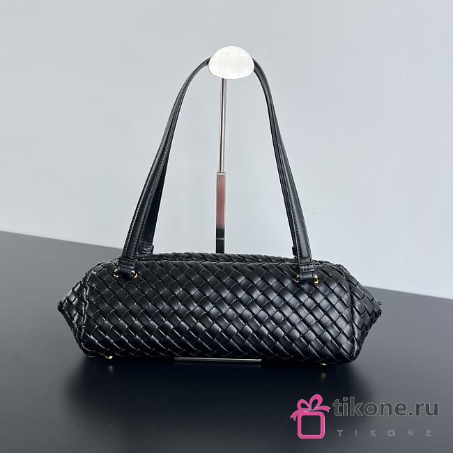 Bottega Veneta Let's Go in Black - 37x13x11.5cm - 1