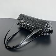 Bottega Veneta Let's Go in Black - 37x13x11.5cm - 5